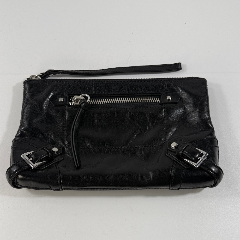 Michael Kors Black Leather Clutch